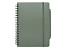 Блокнот Thalaasa формата А5 в твердой обложке из океанического пластика с шариковой ручкой - Зеленый яркий
