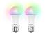 Набор из двух лампочек IoT CLED M1 RGB, E27, белый