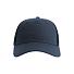 Бейсболка ZION, 5 клиньев, пластиковая застежка, темно-синий