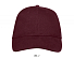 Бейсболка BUFFALO, Бордовый