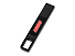 USB 2.0- флешка на 32 Гб c подсветкой логотипа Hook LED, темно-серый, красная подсветка