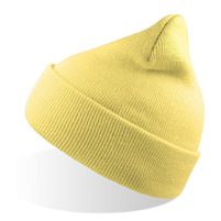 Шапка вязаная  двойная Wind-S, светло-желтый