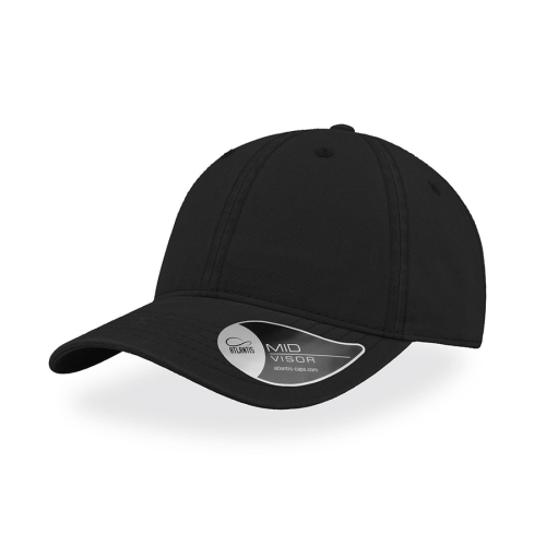 Бейсболка GROOVY, 6 клиньев, металлическая застежка, черный