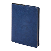 Ежедневник недатированный портфолио Mark, формат А5, в линейку
, темно-синий