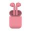 Наушники беспроводные с зарядным боксом TWS AIR SOFT, цвет розовый, розовый
