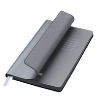 Ежедневник Moon river недатированный, стальной