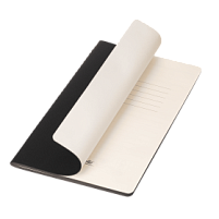 Блокнот Corsa slim, черный