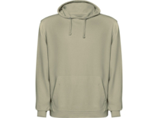 Толстовка с капюшоном KENIA унисекс, светлый хаки выстиранный