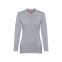 Рубашка-поло женская BERN WOMEN 210 с длинным рукавом, серый меланж
