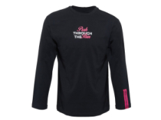 Лонгслив HD Fit мужской, черный, трафаретная печать и бренд тайп