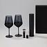 Подарочный набор 2 бокала для вина Black Edition + набор для вина Sacramento в черной коробке