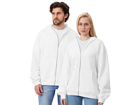 Толстовка оверсайз с капюшоном на молнии Monaco, белый