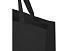 Odessa большая эко-сумка из переработанного хлопка, сертифицированного согласно GRS, плотностью 220 г/м² - сплошной черный
