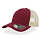 Бейсболка RAPPER COTTON, 5 клиньев, пластиковая застежка , бордовый, бежевый