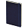 Ежедневник недатированный Boomer, А5,  темно-синий, кремовый блок в линейку, без обреза, темно-синий