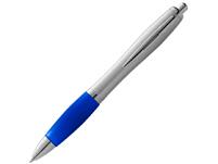 Ручка пластиковая шариковая «Nash», цвет: синий, серебристый