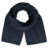 Шарф вязаный  WIND SCARF-S, темно-синий