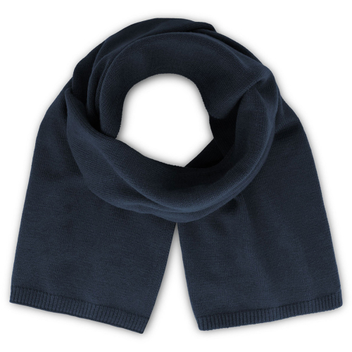 Шарф вязаный  WIND SCARF-S, темно-синий