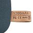 Внешний аккумулятор Pebble 5200, серо-синий