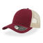 Бейсболка RAPPER COTTON, 5 клиньев, пластиковая застежка , бордовый, бежевый