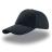 Бейсболка LIBERTY SIX, 6 клиньев, застежка на липучке, черный