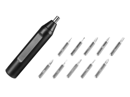 Отвертка Drill 10-в-1, черный