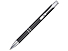 Шариковая ручка Moneta из переработанного алюминия - сплошной черный