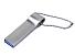 USB 2.0-флешка на 128 Гб с мини чипом, компактный дизайн, боковое отверстие для цепочки