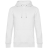 Толстовка с капюшоном унисекс King, белая
