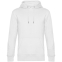 Толстовка с капюшоном унисекс King, белая