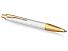 Шариковая ручка Parker IM Premium K318 Pearl GT, стержень: M, цвет чернил: blue, в подарочной упаковке.