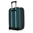 Чемодан складной Rollink Vega II 55x40x20 см, 2 колеса, сине-зеленый