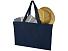 Пляжная эко-сумка Siam объемом 13 л из переработанной махровой ткани, сертифицированной GRS - Темно - синий