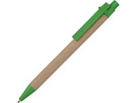 Ручка картонная шариковая «Эко 3.0», цвет: зеленый, коричневый