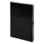 Ежедневник недатированный Save , A5, черный,  рециклированная кожа, кремовый блок, подарочная коробк, черный