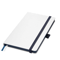 Ежедневник Arctic недатированный, белый/синий