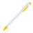 Ручка шариковая MAVA, белый, желтый