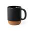 Кружка BOKUN, пробковое дерево, керамика, черный