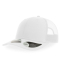 Бейсболка BRYCE, 6 клиньев, пластиковая застежка, переработанный полиэстер, белый