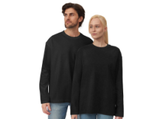 Лонгслив оверсайз Berlin унисекс, черный