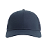 Бейсболка BRYCE, 6 клиньев, пластиковая застежка, переработанный полиэстер, темно-синий