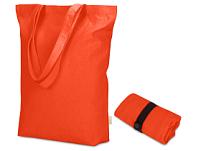 Сумка Fixy из переработанного хлопка с фиксирующей эластичной лентой, оранжевый