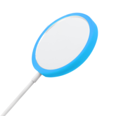 Беспроводное магнитное зарядное устройство Fomax 15W To Go, Белый/Голубой