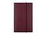 Ежедневник недатированный  А5- Dolce Vita  (бордовый)