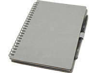 Slate многоразовый набор из блокнота в мягкой обложке и ручки - Серый