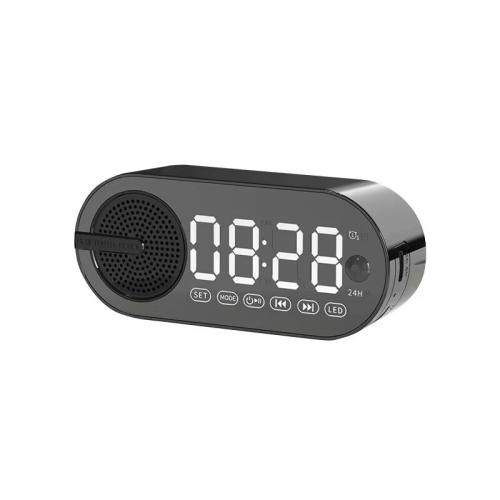Колонка беспроводная MyTone Sound Clock c часами, Черный