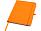 Teak блокнот А5 из переработан. материала в твердой обложке с линован. страницами - Оранжевый