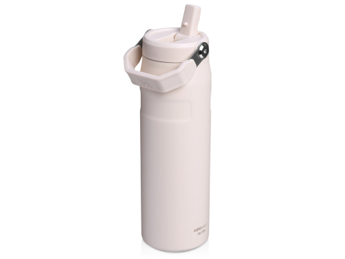 Бутылка для воды объемом 700 мл с откидной трубочкой Stanley IceFlow™ 2.0 - Light pink