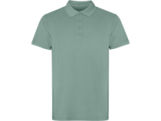 Рубашка поло Cobain унисекс, сине-зеленый выстиранный