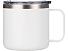 Кружка стальная Alaska с крышкой слайдером, powder coating, белый